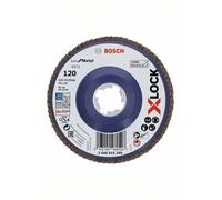 BOSCH X-LOCK Muelas abrasivas de láminas del sistema Best for Metal Ø 115 mm, G 120, X571, versión recta, plástico 2608619208