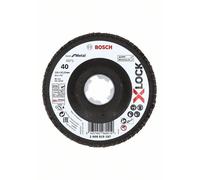 BOSCH X-LOCK Muelas abrasivas de láminas del sistema Best for Metal Ø 115 mm, G 40, X571, versión curvada, fibra de vidrio 2608619197