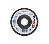 BOSCH X-LOCK Muelas abrasivas de láminas del sistema Best for Metal Ø 115 mm, G 60, X571, versión curvada, fibra de vidrio 2608619198