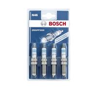 Bosch ZR5SPP3320 (N46) - Bujías de níquel Doble Platino - kit de 4