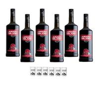 BOSCO LIQUORI AMARO SILANO 1 LT 6 BOTTIGLIE CON 6 BICCHIERI
