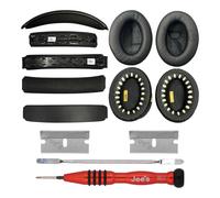 Bose QC35 II OEM Oído Almohadillas con Clip Diadema Cuero Reparación Kit Negro