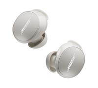Bose QuietComfort Earbuds True Wireless, Auriculares con Bluetooth con cancelación de Ruido Activa y micrófono, Tecnología Deep Bass y clasificación IPX4, hasta 8,5 Horas de autonomía, Blanco Ahumado