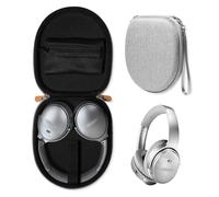 Bose QuietComfort - Funda de Transporte para Auriculares QC3, QC25, QC2, QC15, QC35, Around-Ear AE2w, AE2i, AE2, TP-1, SoundLink On-Ear, OE, OE2, OE2i, (Tela Texturizada en Gris con asa)