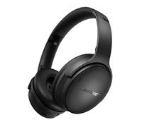 Bose QuietComfort Headphones, Auriculares inalámbricos con cancelación de ruido, Auriculares de diadema con Bluetooth, micrófono y cable con hasta 24 horas de autonomía, Negro
