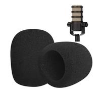 Boseen Cubierta de micrófono de espuma con filtro pop compatible con micrófonos Rode PodMic NT1-A NT-USB NT2-A Procaster Podcaster que reducen eficazmente el ruido (2 paquetes)