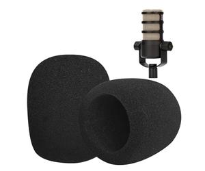 Boseen Cubierta de micrófono de espuma con filtro pop compatible con micrófonos Rode PodMic NT1-A NT-USB NT2-A Procaster Podcaster que reducen eficazmente el ruido (2 paquetes)