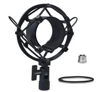 Boseen Microfono de choque Montaje de micrfono Antiguero Anti-Vibration Soporte de choque de choque para el micrfono de condensador de 43 mm-47 mm