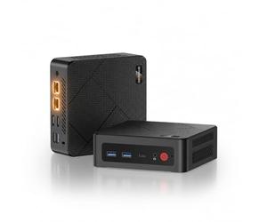 BOSGAME E4 Home-Office-Mini PC, Ryzen 5 3550H (hasta 3,7 GHz, Mejor Que el N150), 16 GB RAM DDR4, SSD NVMe de 512 GB, Mini Computadora, Pantalla Triple 4K, HDMI, USB-C, DP, Doble LAN, Wi-Fi 5, BT 5.0