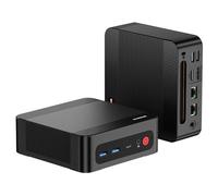BOSGAME Mini PC P3 Plus, mini computadoras con AMD Ryzen 7 7840HS, 32GB DDR5 1TB PCle SSD, pantalla triple 4K, LAN RJ45 dual, Wi-Fi 6E/BT5.2, microcomputadoras de escritorio para juegos y oficina