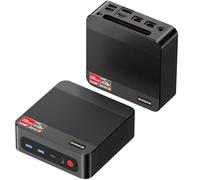 BOSGAME Mini PC para juegos P3 Plus | AMD Ryzen 7 7840HS | RAM DDR5 de 16 GB | SSD NVMe de 1 TB | Gráficos AMD Radeon 780M | Pantalla triple 4K | Wi-Fi 6E | Computadora de escritorio compacta para