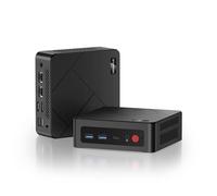 BOSGAME P1 PC Mini con Windows 11 Pro, PC Ligera para Juegos, AMD Ryzen 7 5700U, 8C/16T hasta 4.3GHz, 32GB RAM DDR4, 512GB SSD PCIe 3.0, Triple Pantalla 4K@60Hz, HDMI, USB-C, USB3.2, LAN 2.5G
