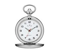 BOSHIYA - Reloj de cuarzo suave para hombre, esfera luminosa digital árabe clásica con cadena, Navidad, graduación, cumpleaños, para hombres mayores, A, talla única