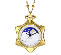 BOSHIYA Sailor Moon Star - Reloj de bolsillo de cuarzo para mujer y niñas
