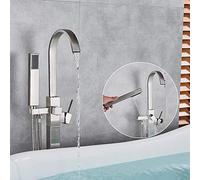 BOSHYUM Grifo Mezclador Monomando para bañera, de pie, con Cascada, para Ducha y bañera