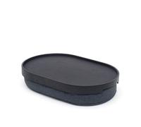Bosign Bandeja de regazo CurveLine™ antideslizante 39×26 cm Negro sauce-gris