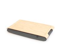 Bosign Bandeja para portátil mini madera de fresno-gris