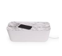 Bosign Caja para cables Cable Organiser XL tapa impresión mármol