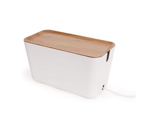 Bosign Colector de cables Cable Organiser XXL madera-blanco