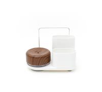 Bosign Dispensador de jabón con almacenamiento Do-Dish Caddy PLUS Madera oscura
