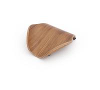 Bosign Jabonera Leaf™ con drenaje 11.5 × 11.5 cm Nogal