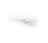 Bosign Soporte para paño de cocina y esponja con ventosa Blanco