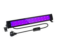 BOSITE 50W Luz negra ultravioleta,Luz Ultravioleta led,IP66 Impermeable,96 Perlas de lámpara,Luces de Discoteca,Barre UV LED para Fiesta,Halloween,Navidad,Bar Club
