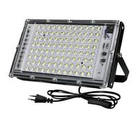 BOSITE Foco LED Exterior 100W, Luz Led exterior 6500K Blanco Frío, 10000LM Focos Focos Led Interior,IP66 Impermeable Proyector leds exteriores para Garaje Terraza Patio Parque Estadio