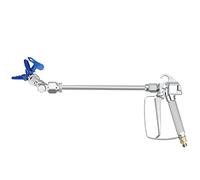 Bosiyrggrl 1 Juego de Accesorios para MáQuina Pulverizadora de Pintura de Pared Sin Aire 815 con Adaptador de Boquilla 517 y Varilla de ExtensióN de 30 Cm