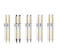 Bosiyrggrl 10 Juegos de Bolígrafos para Tornear Madera, Suministros para Proyectos, Bolígrafo Delgado de 7 mm con Repuestos y Piezas en para Torneado de Madera.