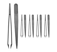 Bosiyrggrl 10 Pcs Black Plastic Tip Head Pinzas AntiestÁTicas De 12 Cm De Longitud