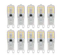 Bosiyrggrl 10 x G9 5W Led Bulbo De Cápsula Regulable Lamparas De Luz De Reemplazo Ac220-240V, Cálido