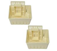 Bosiyrggrl 2 Piezas Molde de Prensa de Tofu PP de Alimenticio DIY Kit de Molde de Prensado para Hacer Tofu Casero Herramienta de Cocina Caja de de Molde de Prensa de Tofu