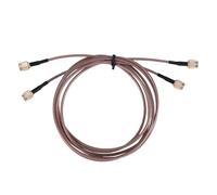 Bosiyrggrl 2Pcs RG316 Cable Jumper SMA Macho una SMA Macho ExtensióN de Antena WiFi Coaxial Cable Coaxial Adaptador Puente (100Cm)