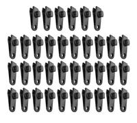 Bosiyrggrl 36 Piezas de Clips para Lona de Alta Resistencia con Agarre de Bloqueo, Abrazaderas para Lona, Aptas para Tiendas de Campaña, Toldos, Cubiertas de Automóviles, Cubiertas de Barcos