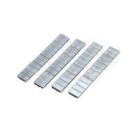 Bosiyrggrl 4X Adhesivo NeumáTico del Carro del Coche NeumáTico Rueda Equilibrio Pesas Tiras 2.1Oz / 60G Plata