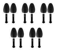 Bosiyrggrl 5 Pares Horma De Zapato Para Hombre De Longitud Ajustable De Plastico Ensanchador Organizador Sostenedor De Bota (5 Pares Negro)