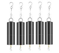 Bosiyrggrl 5 Piezas de Motor Giratorio de Bola de Discoteca con 5 Giratorios para Molinillo de Viento A Batería