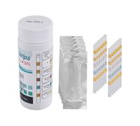 Bosiyrggrl 50 Piezas 6-En-1 Piscina Papel de Prueba de PH Residual PH Valor Tira de Prueba de Alcalinidad Dureza PH Probador