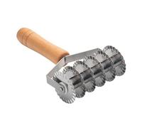 Bosiyrggrl Acero Inoxidable Fideos Pan Harina Pastelería Galletas Rueda Molde para Tortillas Cortadora Manual Rueda para Pizza