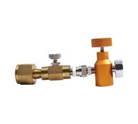 Bosiyrggrl Adaptador de CO2 para Agua con Gas, EstacióN de Llenado de Repuesto de Carbonatador para Botella de Tanque de Cilindro de CO2, Reemplazo para TR21-3 una W21.8-14