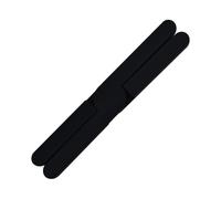 Bosiyrggrl Alfombrilla Plegable para Mesa de Comedor, Antideslizante, Resistente Al, Posavasos para Platos y Herramienta de Cocina, Almohadilla de Mesa Portátil Negra