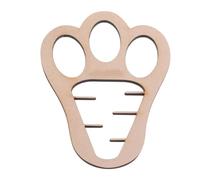 Bosiyrggrl Banners NavideñOs para Decoraciones de Escaleras de Chimenea Huella de Conejito de Pascua Madera Pies de Conejito de la MañAna de Pascua Harina