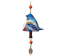 Bosiyrggrl Bird Song Bell DecoracióN de JardíN, Campana de Viento RúStica Colgante, Colgante de Campana de Tubo de Metal Colgante de Campana A