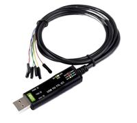 Bosiyrggrl Cable Serial USB A TTL(C) de Industrial con Interfaz de Cabezal Suelto de 6 Pines, Circuito de Protección FT232RNL Original