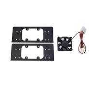 Bosiyrggrl Caja de la Computadora Soporte de Disco Duro Incorporado Disco Duro MetáLico de 3,5 Pulgadas Se Puede Instalar ExpansióN Superpuesta Ventilador de RefrigeracióN