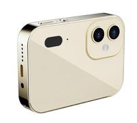 Bosiyrggrl Cámara Digital CCD 4K HD, Grabadora de Vídeo, Reproductor de Música, Pantalla Táctil, Cámara de Vlogueo, Visión, Videocámara de 64 MP B