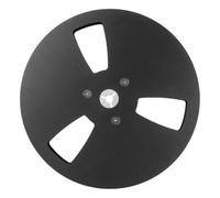 Bosiyrggrl Carrete de Cinta Vacío de 7 Pulgadas Carrete de Cinta Vacío de 1/4 de Pulgada con 3 Orificios Resistentes Al Viento Carrete Abierto Carrete de Captación de Sonido para Grabación A