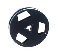 Bosiyrggrl Carrete Recogida 1/4 Pulgada y 2,5 Pulgadas, Carrete Recogida Audio Metal Carrete Abierto, Orificio Resistente Al Viento 3 Orificios, Carrete Cinta Vacío 2,5 Pulgadas, Color Negro