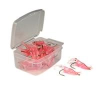 Bosiyrggrl Cebo Artificial Luminoso de Camarón, Simulación de Camarón Suave con Anzuelos, Señuelo de Carpa para Aparejos de Pesca, Señuelo de Carpa A